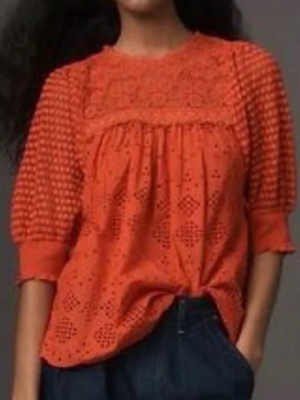 Anthropologie Conditions Apply Bertha Top - Picture 4 of 4